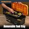 Powertec 16 Inch Tool Box with Trays, Lockable, Metal Latch, Organizer, Portable Storage for Tools 72119 - alternate 3