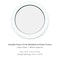 Factory 2U Windows Circle Window, 16 1/4 in x 16 1/4 in, White, Vinyl Frame, Double Pane Insulated Low-E Glass 803222 - alternate 3