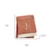 Homeroots 55" X 70" Terra Cotta White Herringbone Cotton Blend J Throw Blanket with Tassels Embroidery 680601 - alternate 3