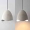 Jonathan Y Luella 11.75" 1-Light Bohemian Coastal Adjustable Plaster-Look Organic Scalloped Dome Metal LED Pend JYL9209A - alternate 7