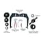 Atlas Automotive Equipment ATLAS COMPUTERIZED WHEEL BALANCER W HOOD ATEATWB11-FPD - alternate 6