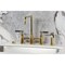 Kingston Brass Bridge Kitchen Faucet with Brass Sprayer, Polished Brass KS8282CKLBS - alternate 4