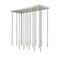 Z-Lite Forest 17 Light Linear Chandelier, Brushed Nickel, 42 In W 919MP12-17L-BN-LED - alternate 3