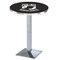 Holland Bar Stool Co 36" Chrome POW/MIA Pub Table, 36" dia. Top L217C3636POWMIA - alternate 1