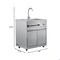 Koolmore Wood fire Pizza Oven, 3 Drawer Cabinet, Fridge and Cabinet, Sink, Side Burner, BBQ Grill and Cabinet KM-OKSKIT-CONFIG108 - alternate 5