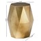 Baxton Studio Salman Geometric Bronze Metal Accent Table 259-14288-ZORO - alternate 3
