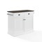 Crosley Shoreline Kitchen Island CF3038BR-WH - alternate 1