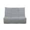 Deko Living 5 Piece Gray Compressed Foam Loveseat Sofa Chairs and Table Set CIF50019 - alternate 3
