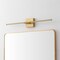 Jonathan Y McKenna 28" Modern Minimalist Adjustable Dimmable Integrated LED Metal Wall Sconce, Brass Gold JYL7041B - alternate 6