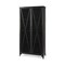 Homeroots 38in Black Glass and Metal Display Cabinet With Two Doors 611069 - alternate 1
