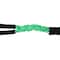 Mytee Products 1/2 inx4 ft GREEN Eye & Eye Synthetic Super Sling Vertical 6120/ Choker 5200/ Basket 12,240 lbs, 2PK SSL-12-4x2 - alternate 2