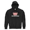 Warn Men's XL Pullover Hoodie Black Cotton Poly Blend with Logo 40757 - alternate 2