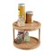 Classic Cuisine Lazy Susan All-Natural Bamboo Round Two Tier Turntable Kitchen, Pantry and Vanity Organizer, 10 Inch 83-98 - alternate 1