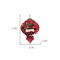 Homeroots Plaid Snowman and Cardinals Hand Painted Mouth Blown Glass Ornament 477497 - alternate 2