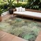 Homeroots 9' X 12' Beige Green And Artichoke Green Abstract Washable Indoor Outdoor Area Rug 577617 - alternate 1