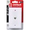 Rca White Flush Mount Plastic CAT 5E/6 Data & Phone Wall Jack TPH562R - alternate 1