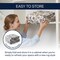 Jonathan Y Subtlety Medallion All-Over Floral Border Non-Slip Machine-Washable Beige/Ivory 4ft x 6ft Area Rug WSH504J-4 - alternate 2