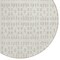 Homeroots 8' Ivory And Beige Round Geometric Washable Indoor Outdoor Area Rug 613779 - alternate 4