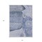 Homeroots 3' X 5' Sky Blue And Indigo Floral Washable Indoor Outdoor Area Rug 582242 - alternate 5