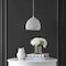 Jonathan Y Campana 8.25" 1-Light Bohemian Modern Woven Rope/Iron LED Pendant, White JYL6512A - alternate 5
