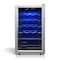 Tcl 2.4 Cu. Ft. 24-Bottle Wine Cooler, Low Noise, Digital Controls, LED Light, Glass Door, Stainless TRW24F6AS - alternate 1
