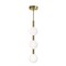 Afx Baroque - LED Pendant - 32in - Light Antique Brass BRQP32LAJUDLB - alternate 1