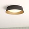 Vaxcel Flush Mount Ceiling Light Fixture Beacon Hill 13-in W Integrated LED Matte Black and Satin Gold C0303 - alternate 5