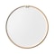 Homeroots 20" Gold Round Metal Framed Accent Mirror 691624 - alternate 5
