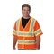 Pip ANSI Type R Class 3 FR Treated Two-Tone Mesh Vest 305-HSVPFROR-4X/5X - alternate 2