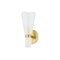 Hudson Valley Lighting Pine island 5 in. Wall Sconce Aged Brass 7931-AGB - alternate 5