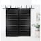 Sartodoors Slab Barn Door Panel, Planum 0020 Matte Black, Sturdy Finished Doors, Pocket Closet Sliding-28" x 8 PLANUM0020S-BLK-28 - alternate 4