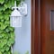 Homeroots White Window Pane Lantern Wall Light 398602 - alternate 2