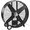 Denali Aire 42'' 2-Speed High Velocity Black Belt Drive Drum Fan 2DAFDRUMB42 - alternate 3