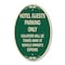 Signmission Hotel Guests Parking Only Violators Will Be T, 12 In X 18 In Architectural, Heavy Gauge Aluminum A-OV-G-1218-23903 - alternate 1