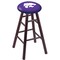 Holland Bar Stool Co Oak Bar Stool, Dark Cherry Finish, Kansas State Seat RC30OSDC - alternate 1