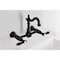 Kingston Brass Two-Handle Wall Mount Bridge Kitchen Faucet, Oil Rubbed Bronze KS2445BAL - alternate 3