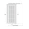 Sartodoors Sliding Pocket Door 28x80 inches White Solid Core Modern Interior QUADRO4088PD-GLOS-28 - alternate 3