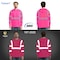 Protectx Long Sleeve T-Shirt, Polyester, Pink, M, 3 PK ST-HD130P2-PK-M-03 - alternate 3