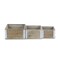 Homeroots Set of Three Brown Solid Wood And Metal Crate, 3PK 487704 - alternate 4
