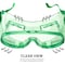 Neiko Protective Safety Goggles Clear Polycarbonate Lens Impact and Chemical Splash Resistant, green 53829A - alternate 2