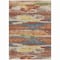 Homeroots 9' X 12' Orange Green And Gold Abstract Washable Indoor Outdoor Area Rug 612543 - alternate 4