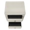 Homeroots 21" Beige Wood Two Drawer Nightstand 489770 - alternate 3