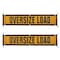 Mytee Products 12in x 60in OVERSIZE LOAD Mesh Banner with Bungee Cords & Grommets, 2PK WLS1260-Bx2 - alternate 1