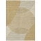 Homeroots 5' X 8' Gold And Beige Geometric Washable Indoor Outdoor Area Rug 597632 - alternate 6