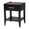 Baxton Studio Primrose Mid-Century Black Fluted Wood Queen Size 4-Piece Bedroom Set 249-13816-13830-13822-ZORO - alternate 3