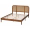 Baxton Studio Fleur Mid-Century Woven Rattan Wood Queen Size Bed 251-13756-ZORO - alternate 3