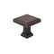 Richelieu Hardware Mirabel Collection 1 1/4-in 32 mm Brushed Oil-Rubbed Bronze Transitional Square Cabinet Knob BP79532BORB - alternate 1