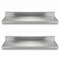 Amgood 24 in. Stainless Steel Wall Shelf (2 Pack) - 24 in. x 8.6 in. x 3.5 in., 2PK AMG DFWS-0824-Z - alternate 3