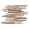Apollo Tile Gray Beige 11.8 in x 11.8 in Glass, Stone Polished Floor and Wall Mosaic Tile 4.83 sqft/case, 5PK APLCAS88009A - alternate 1