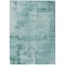 Homeroots 5' X 8' Teal Blue And Ivory Abstract Washable Indoor Outdoor Area Rug 602750 - alternate 2